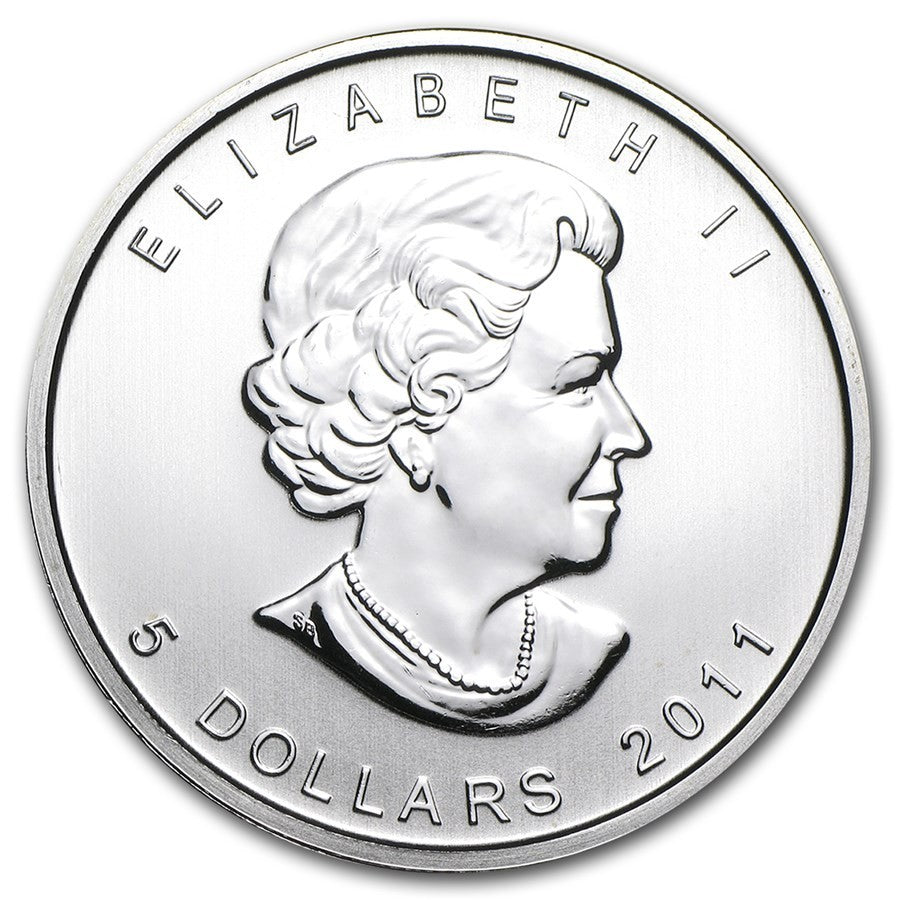 1 Oz 9999 Silver 2011 Canada Grizzly Bear Canadian Wildlife Coin in Capsule1