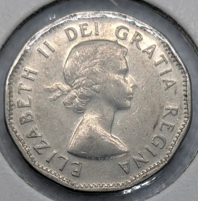 1955 Canada 5 Cent George VI Canadian Nickel Coin Five Cents - NumisFind