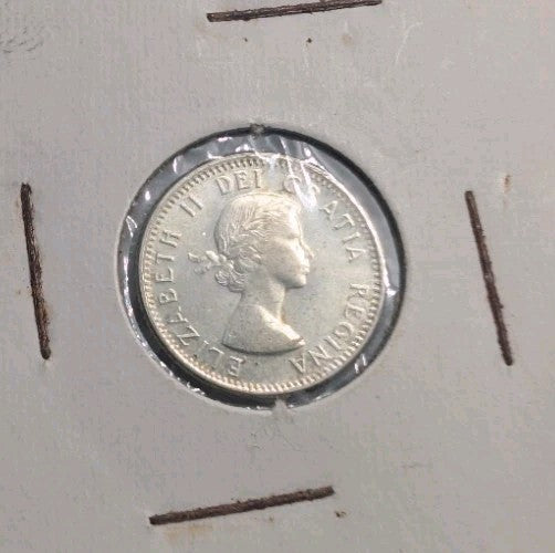 Canada 1963 10 CENT 10c SILVER DIME UNC COIN 0.8 Silver coin1