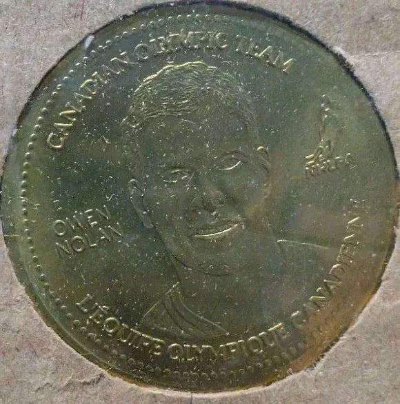 2002 Canadian Olympic Team Coca Cola Commemorative Coins, OWEN NOLAN, New - NumisFind