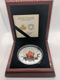 Send Offers! - 2016 Canada Autumn Radiance $50 99.99% silver 5 oz & Murano glass - NumisFind
