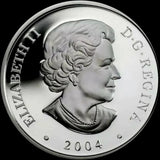 Coin Only! 2004 Canada $20 Natural Wonders Hopewell Rocks Fine Silver Coin .99991