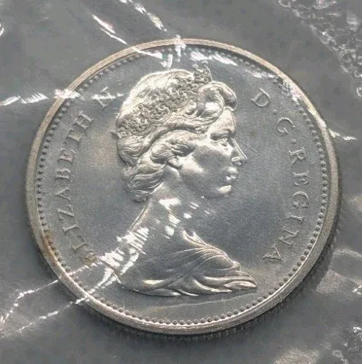 1965 Canadian 25 Cents .800 Silver QuarterDollar Queen Elizabeth II - BU Sealed - NumisFind