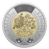 2023 Canada Toonie PAIR - National Indigenous Peoples Day $2 coloured & plain - NumisFind