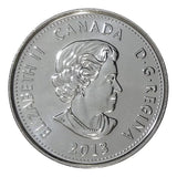 CANADA 25 CENTS 2013 UNCOLORED "de SALABERRY" QUARTER BU1