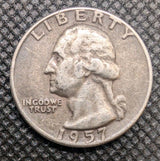 1957 25C Liberty Quarter Dollar Us Silver Coin Circ0