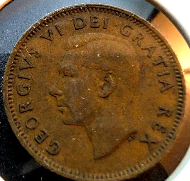 1949 Canada Small Cent Canadian 1 penny coin VERY NICE ! - NumisFind