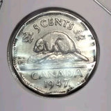 1946 1947 1948 Canada Five Cent 5c LOT OF 3 NICKELS - NumisFind