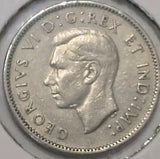 1941 1942 1943 TOMBAC Canada Five Cent 5c - LOT OF 3 Circulated Coins4