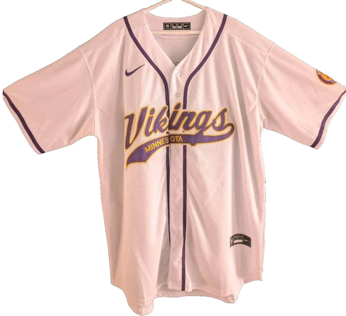 NFL Randy Moss #84 Vikings Jersey XXL MLB Shirt Style Genuine MLB Merchandise - NumisFind