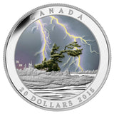 Canada 2015 20$ Weather Phenomenon Summer Storm Fine Silver Coin - No box0