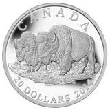 2014 Canada $20 Fine Silver Coin - The Bison: A Bull And His Mate - NumisFind
