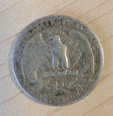 1941 WASHINGTON Quarter Dollar - United States 0.25 USA 25 Cents - 90% Silver1