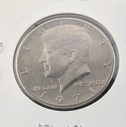 1971 P: Kennedy Half Dollar, 50 Cent - USA Coin1