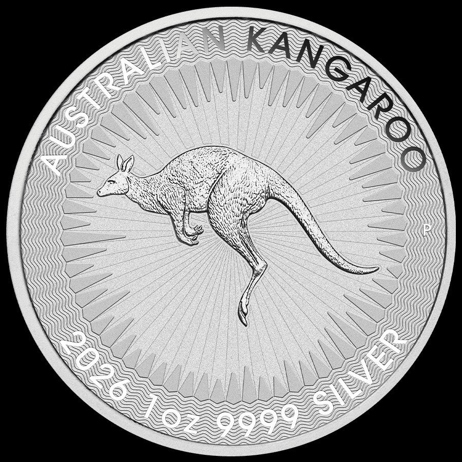 1 Oz Silver Coin Kangaroo Perth Mint 9999 Bullion0