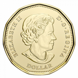 2020 Canada One Dollar 75th Anniversary of UN Charter Plain & Coloured Loonie3