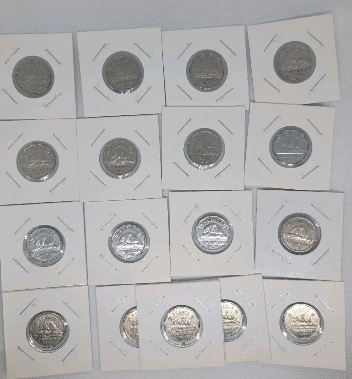 CA Complete collection - 5 cent 1922-1960 - KEY DATE 1925 - 42 coins - NumisFind