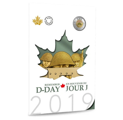 Canada 2019 D-Day Collector Keepsake Coin Set in Original RCM Packaging0