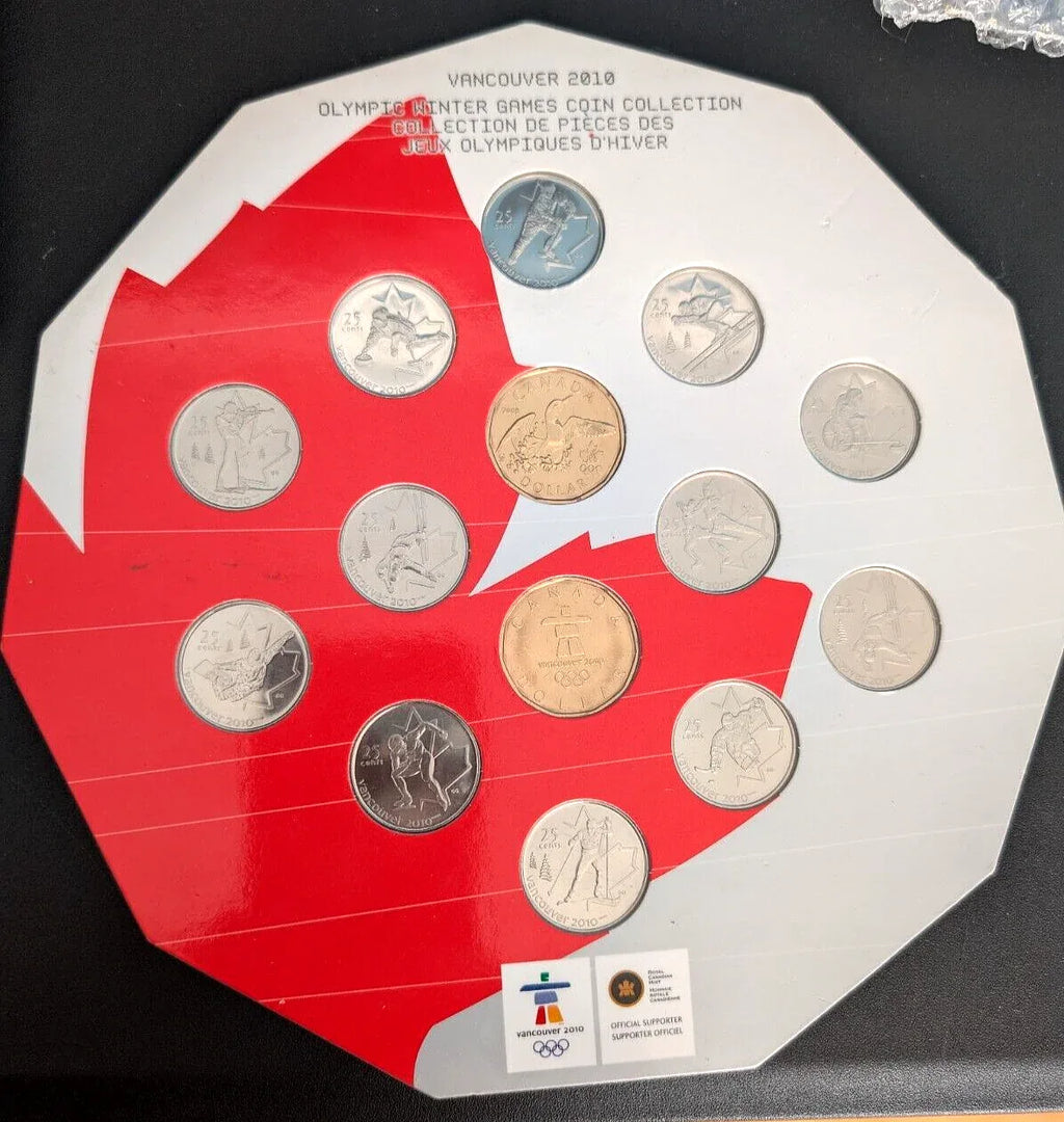 2010 VANCOUVER OLYMPIC WINTER GAMES COIN COLLECTION, 14 coin set - NumisFind