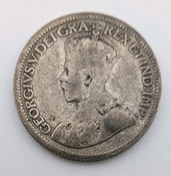 1932 Canada Silver 10 Cent, Circulated Good condition1