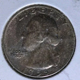 1956D 25C Liberty Quarter Dollar Us Silver Coin Circ - NumisFind