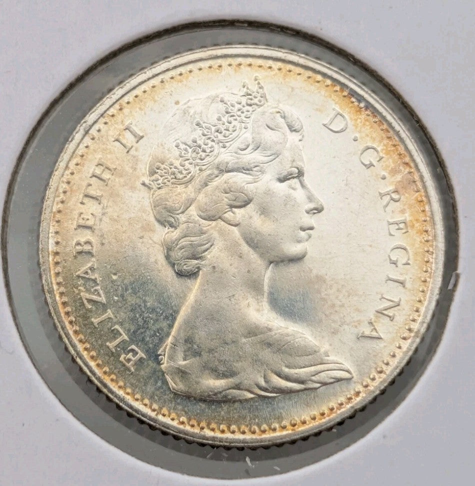 Canada 1965 10 CENT 10c SILVER DIME UNC COIN 0.8 Silver coin1