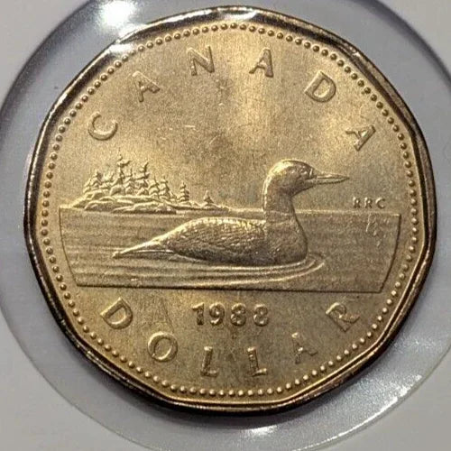 CANADA 198889 lot of 2 $1 One Loon Dollar AU SHIPPING LOW COST - NumisFind