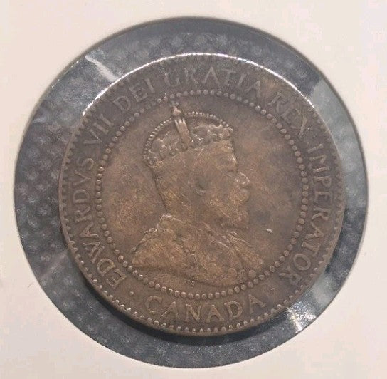 CANADA - 1909 Large Canadian 1 Cent Penny - G-41