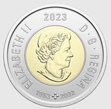 CANADA  2 DOLLAR COIN 1 COLOURED 2023. 1952-2022 CENTENNIAL INDIGENOUS1