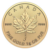 Bundle! 2 Grams - 2025 Gold Maple Leaf Coin - .9999 Pure Gold Bullion Maplegram - NumisFind