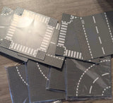 25 Road Base Plates 10x10 Inches City Street Kit for Bricks Lego - 20 sealed0