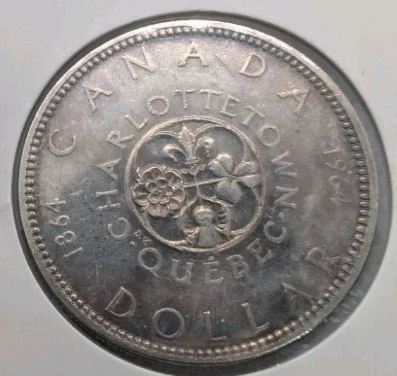 1964 Canada $1 Silver Dollar. 800 Circulated See Desc. Pics Unc - NumisFind