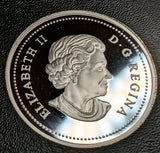 2005 Canada 8 Coin Silver PROOF Set w/ Gold Plated Silver Dollar - NO BOX - NumisFind