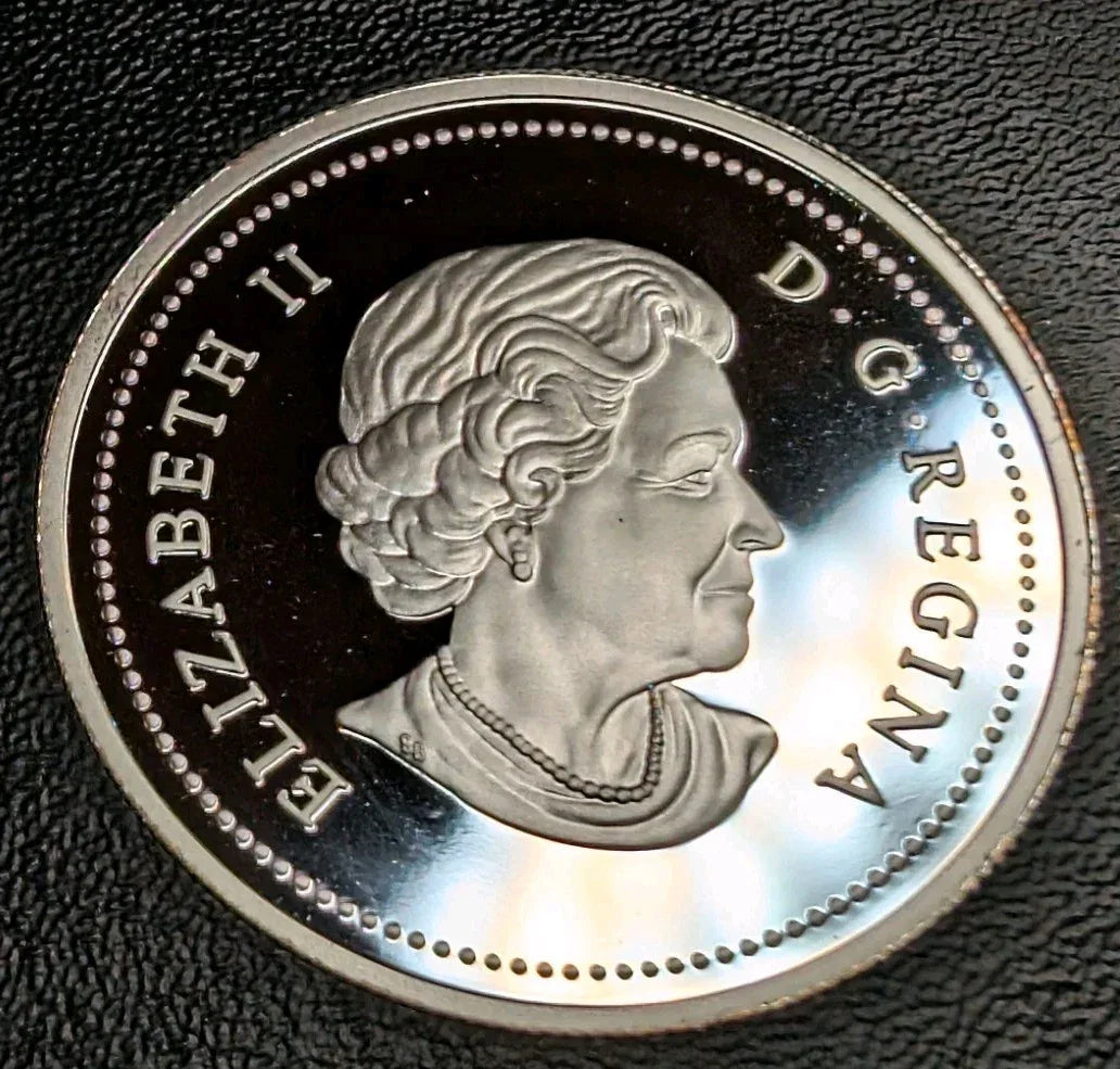 2005 Canada 8 Coin Silver PROOF Set w/ Gold Plated Silver Dollar - NO BOX - NumisFind
