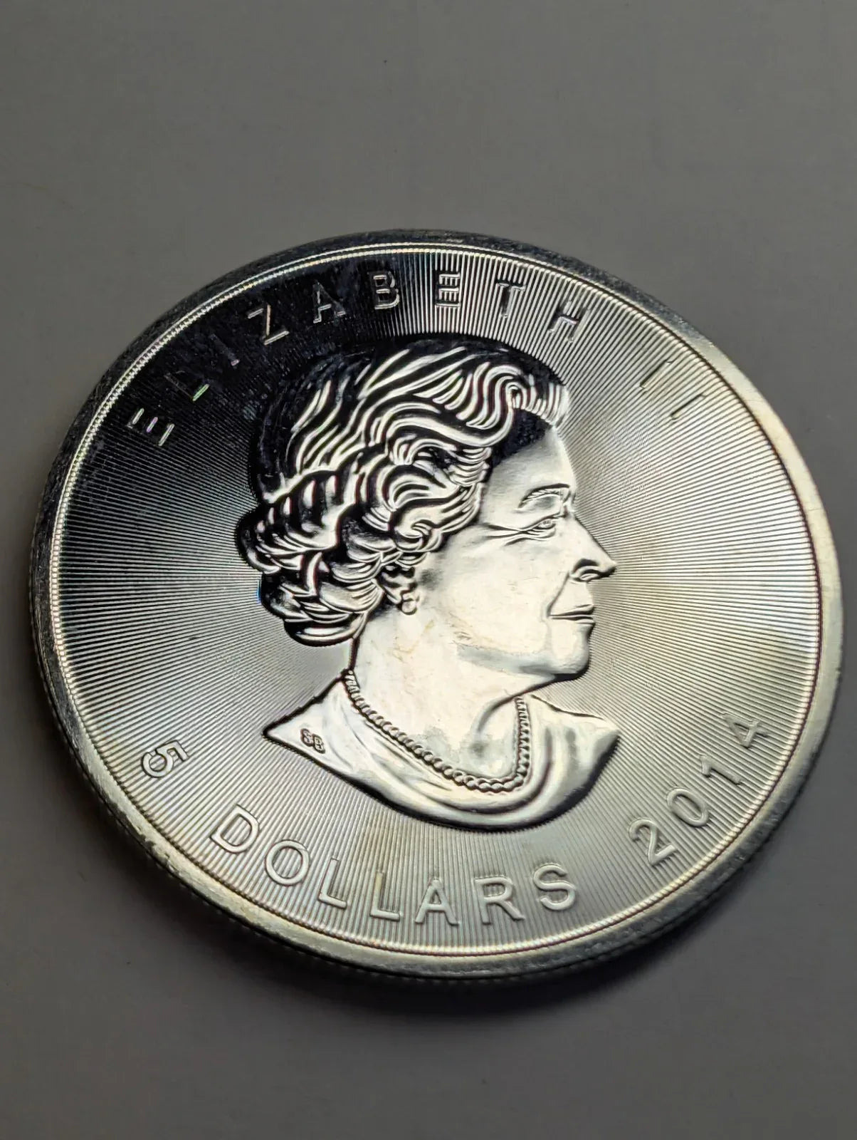 Canada - 5 Dollars 2014 Mapple Leaf - 1 OZ 9999 Silver - Feuille D'érable - NumisFind