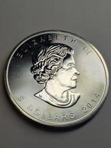 Canada - 5 Dollars 2014 Mapple Leaf - 1 OZ 9999 Silver - Feuille D'érable - NumisFind