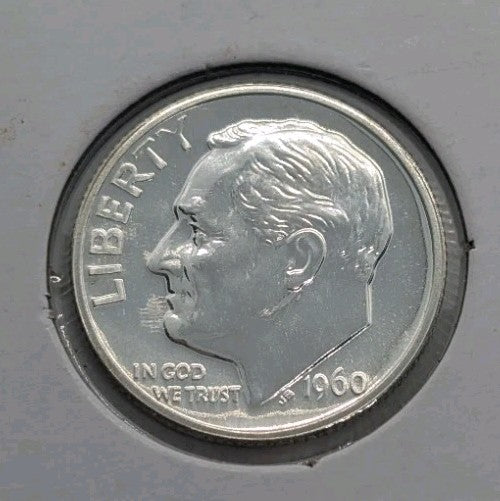 1960- Roosevelt Dime BU uncirculated gem!0