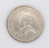 1914 Canada 5 cents Silver Coin Nickel Circulated1
