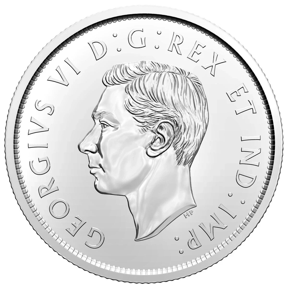 Canada 2021  50 Cent  100th Anniversary Coat of Arms - BU from roll1