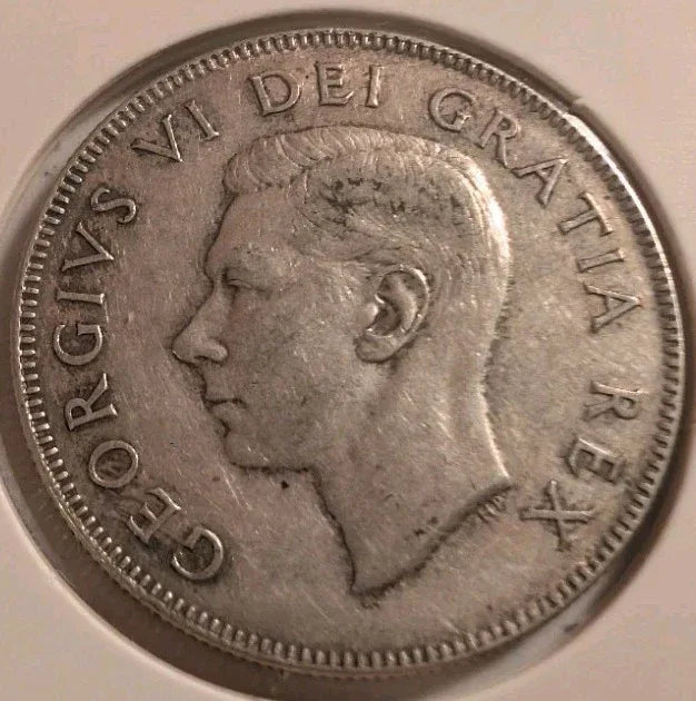 1950 Canada SILVER Half Dollar Full DESIGN Fifty Cents BETTER Coin 50 Cents 50c - NumisFind