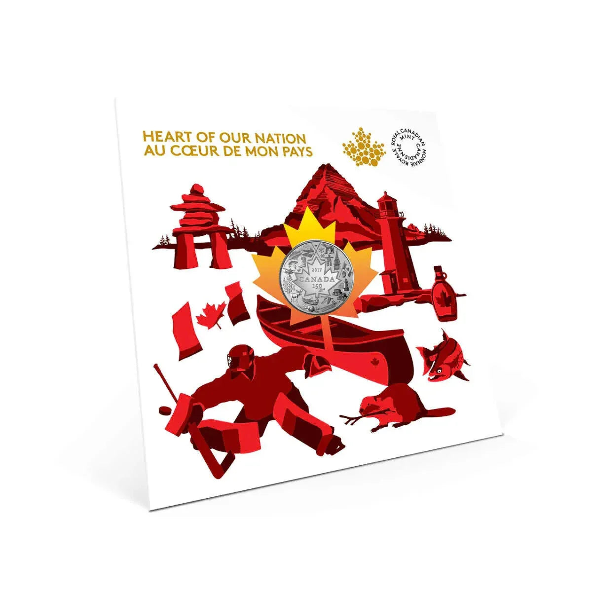 2017 - Canada $3 Dollar Fine Silver Coin .9999 Heart of our Nation - - NumisFind