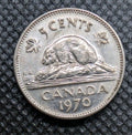 KEY DATE - 1970 Canada 5 Cent George VI Canadian  Nickel Coin Five Cents0