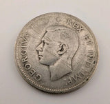 Canada 1945 25 Cents 25c Canadian Caribou Quarter Coin - 80% Silver - ASW .150oz1