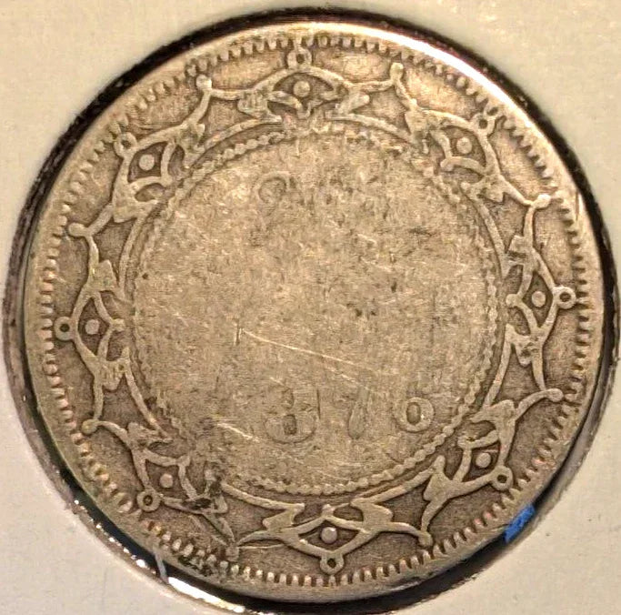 1876H NEWFOUNDLAND TWENTY 20 CENTS VICTORIA STERLING SILVER COIN LOW MINTAGE - NumisFind