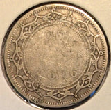 1876H NEWFOUNDLAND TWENTY 20 CENTS VICTORIA STERLING SILVER COIN LOW MINTAGE - NumisFind