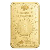 1 Gram PAMP Suisse 9999 Fine Gold Lunar Year of the Horse Bar Sealed Assay Card1