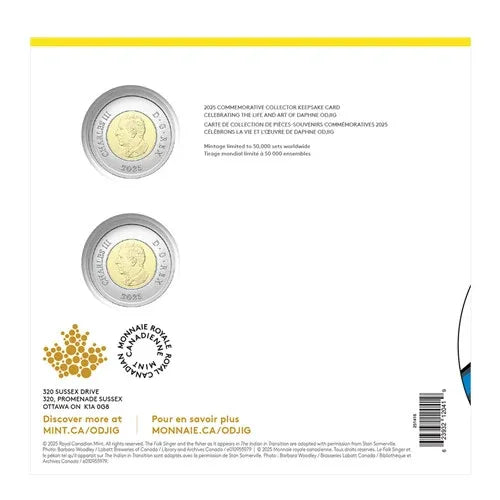 2025 Canada Celebrating Life and Art of Daphne Odjig Keepsake Card Gift Set. $2 - NumisFind