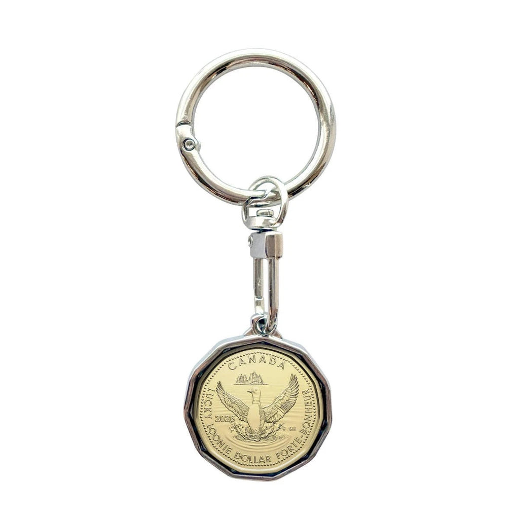 2026 $1 Lucky Loonie in Keychain2