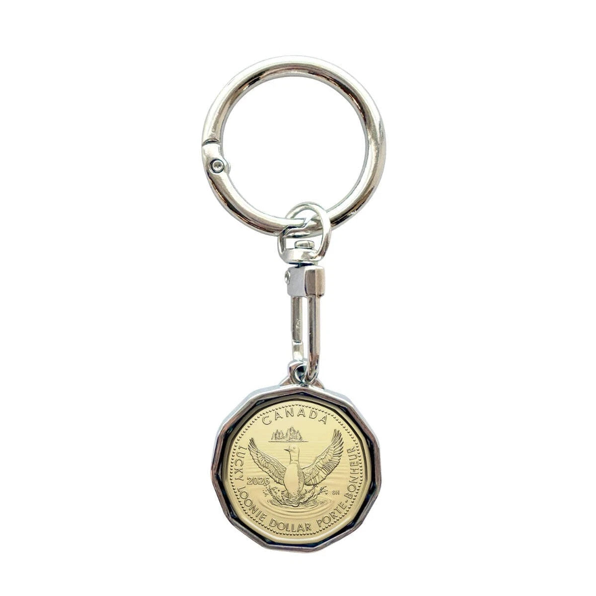 2026 $1 Lucky Loonie in Keychain2