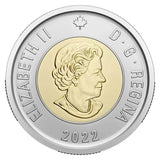 2022 Summit Hockey Serie Toonie $2 Color Canada Special Wrap RCM Roll - 25 coins2